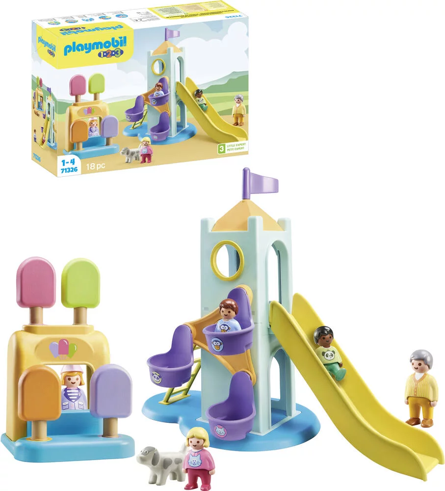 AIRE DE JEUX AVEC TOBOGGAN GEANT - 71326