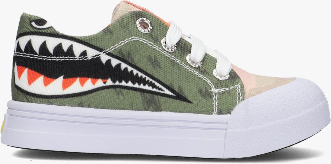 GO BANANAS groene go bananas lage sneakers shark