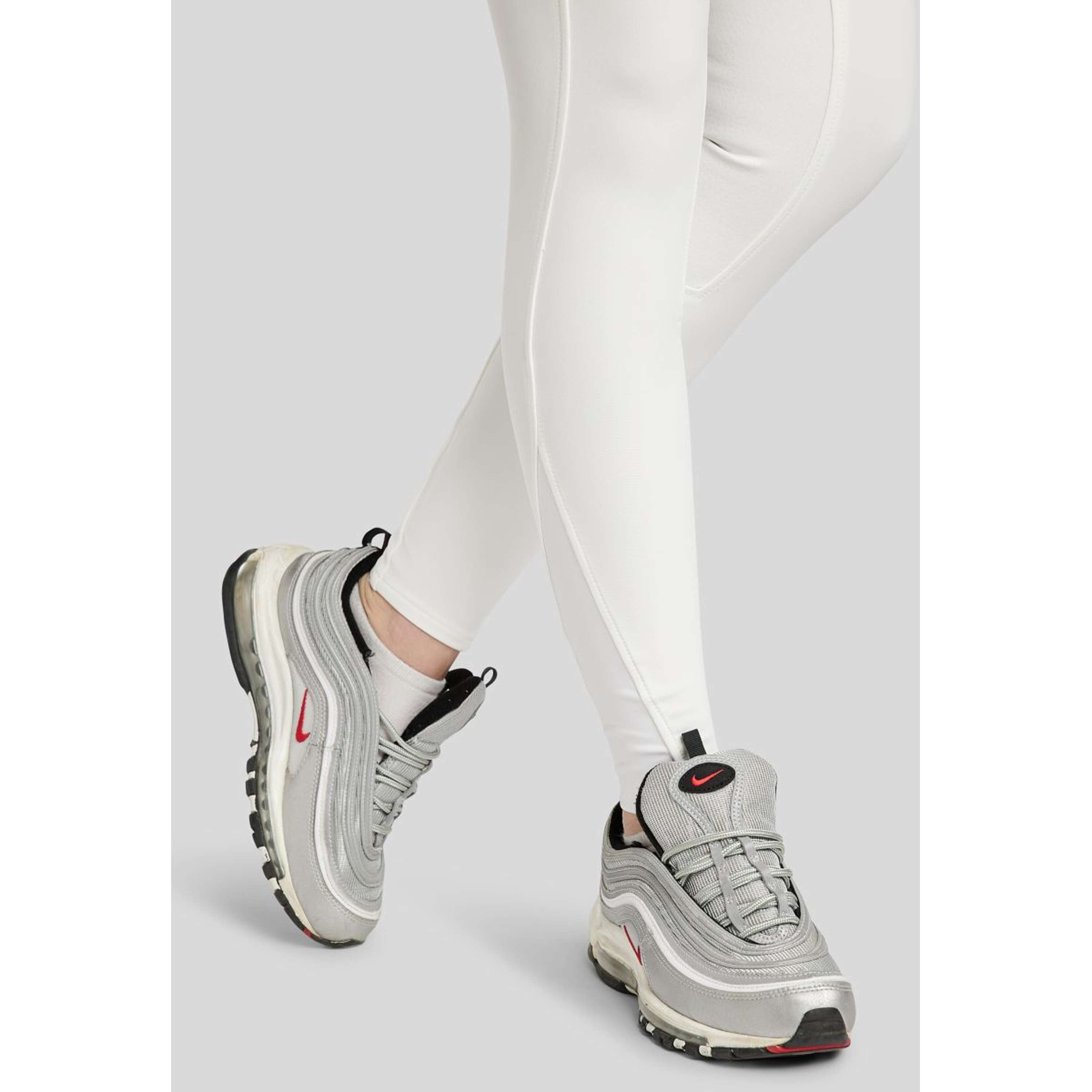 Montar Rijbroek Megan Yati Highwaist Full Grip Wit