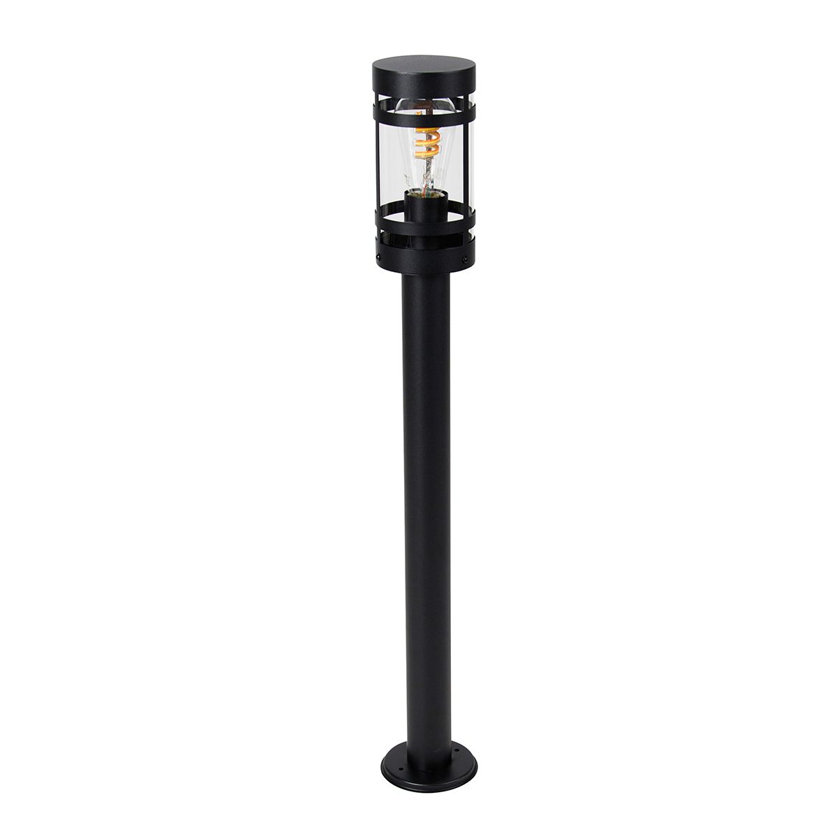 Smart buitenlamp zwart 80 cm IP44 incl. Wifi ST64 - Gleam