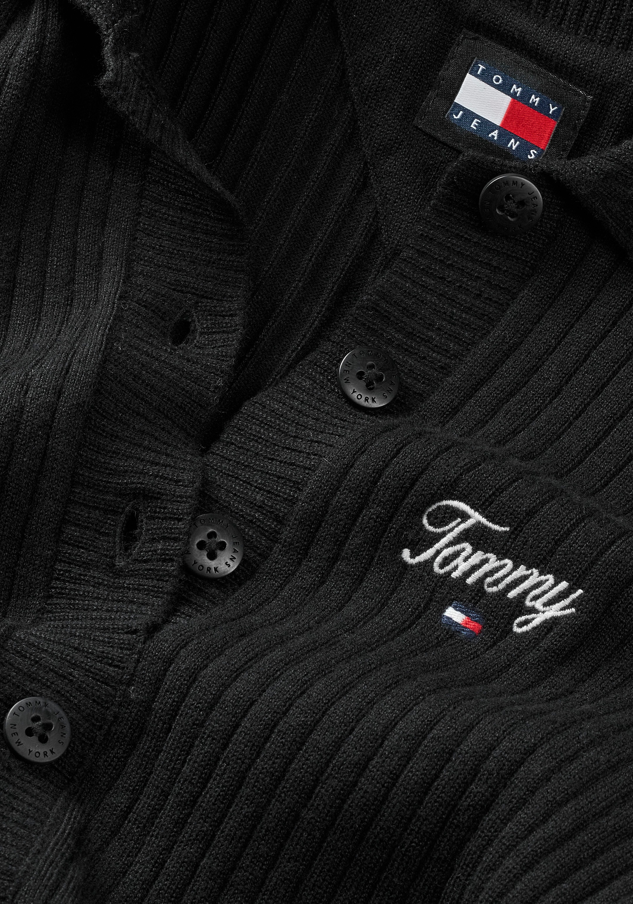 Tommy Jeans Polokleid »TJW SCRIPT POLO SWEATER DRESS« mit Tommy Jeans Script Logo-Schriftzug