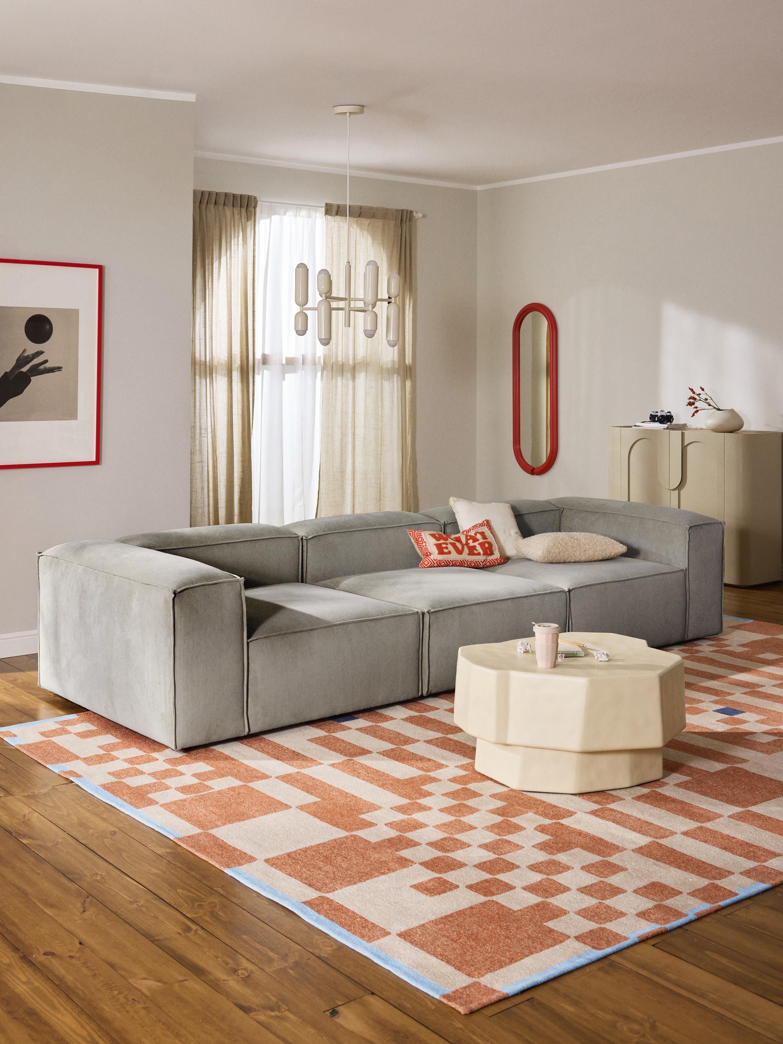 Modulaire bank Lennon (4-zits) van corduroy