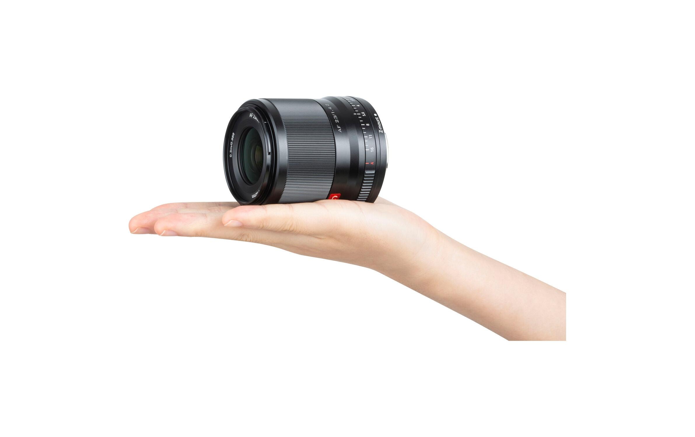 Festbrennweite AF 23mm F/1.4 – Nikon Z<br>Schmales Festbrennweitenobjektiv mit STM-Autofokusmotor