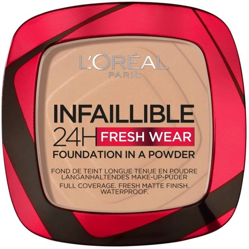 L'Oréal Paris Cosmetics Infaillible 24h Fresh Wear Powder Foundation 9 gr. - 120 Vanilla