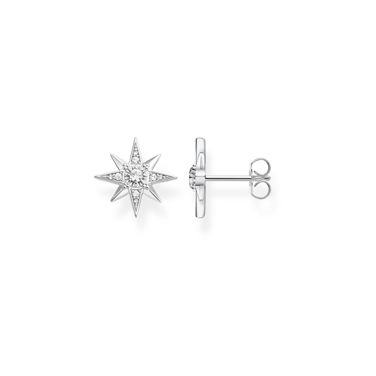 Boucles d'oreilles THOMAS SABO argent 925 étoiles et zirconias