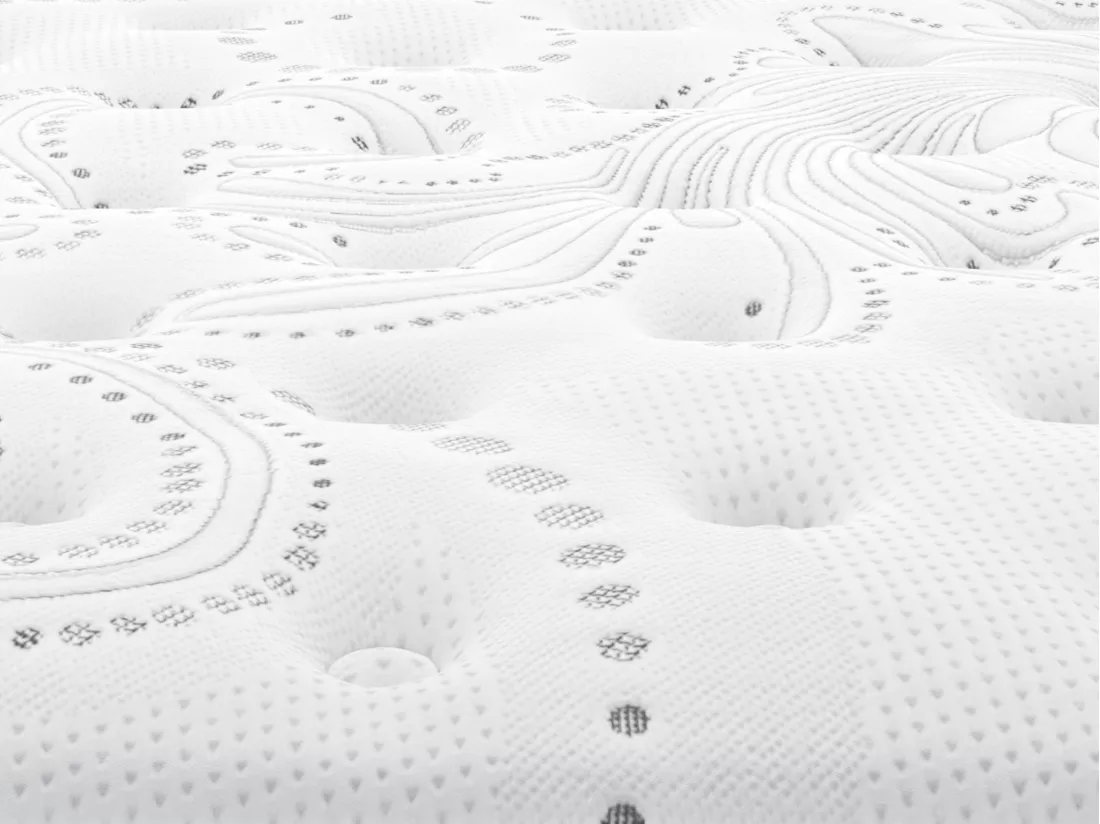 Matelas 160 x 200 cm hybride ressorts ensachés et surmatelas intégré ép.30cm - GAMIANI de YSMÉE