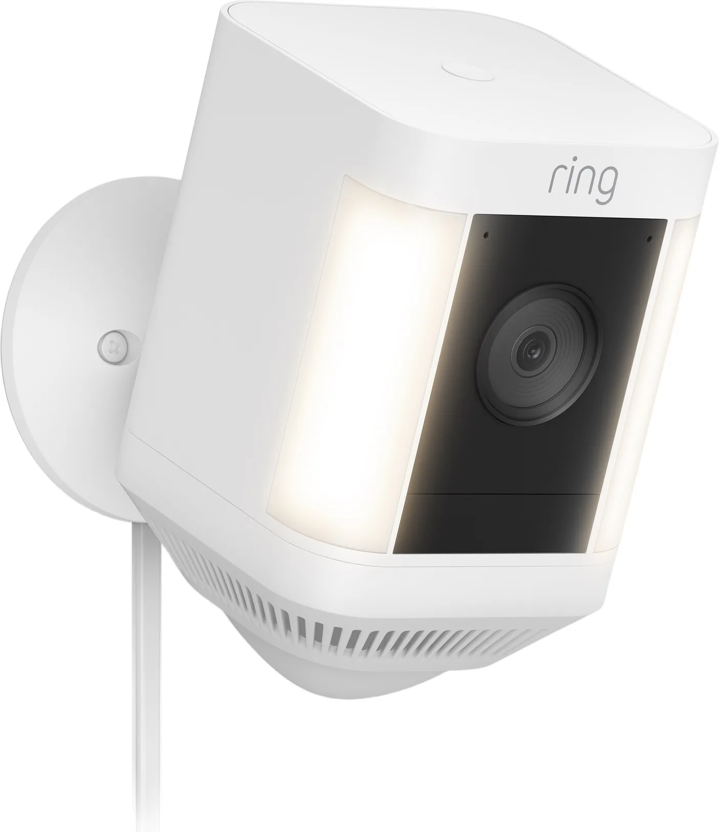 Ring Spotlight Cam Plus Plug-in Blanc Caméra de surveillance