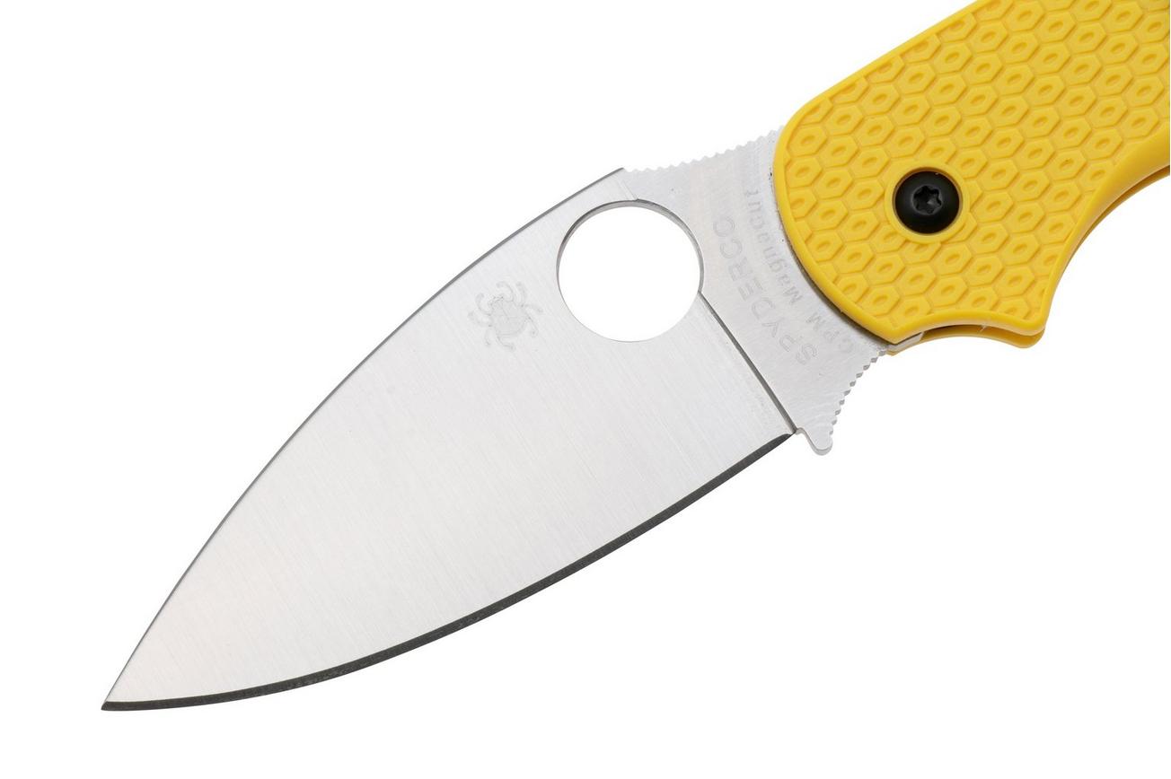 Spyderco Sage 5 Salt Lightweight CPM MagnaCut C123PYL Yellow FRN, zakmes