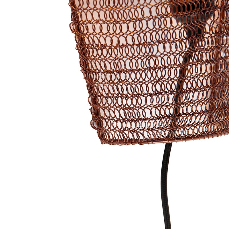 Oosterse wandlamp, brons, 45 cm - Nidum