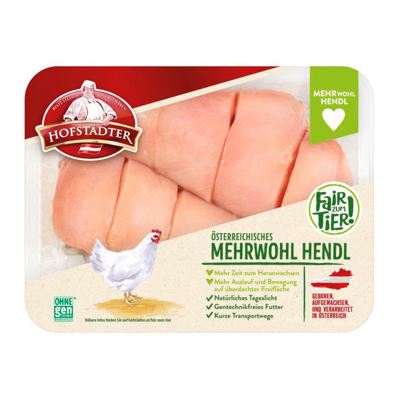 Hofstädter Fair zum Tier Mini Filetsteaks vom Huhn