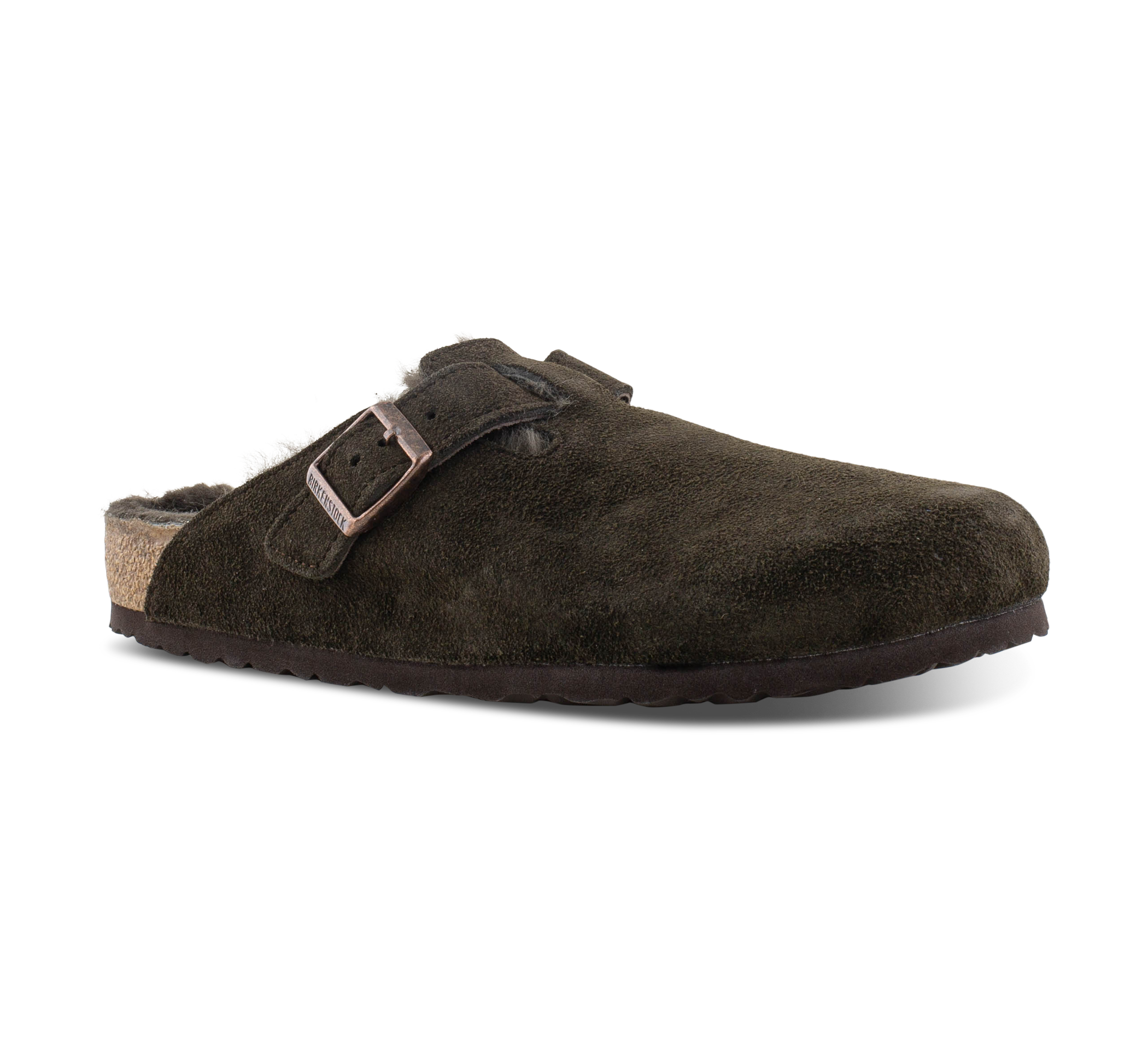 Birkenstock Boston - Geschlossene Hausschuhe braun