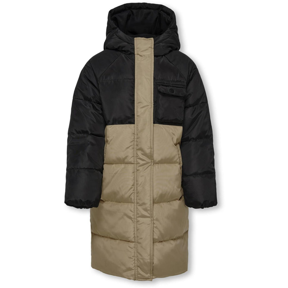 Køb kids ONLY Black Newbecca Long Puffer Jakke