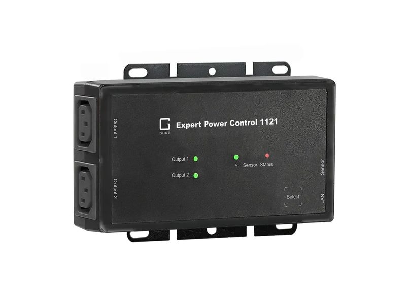 GUDE IP-Hutschienenrelais 1121-1 Expert Power Control 2-fach schaltbare PDU mit integrierter Mess- und Überwachungsfunktionalität