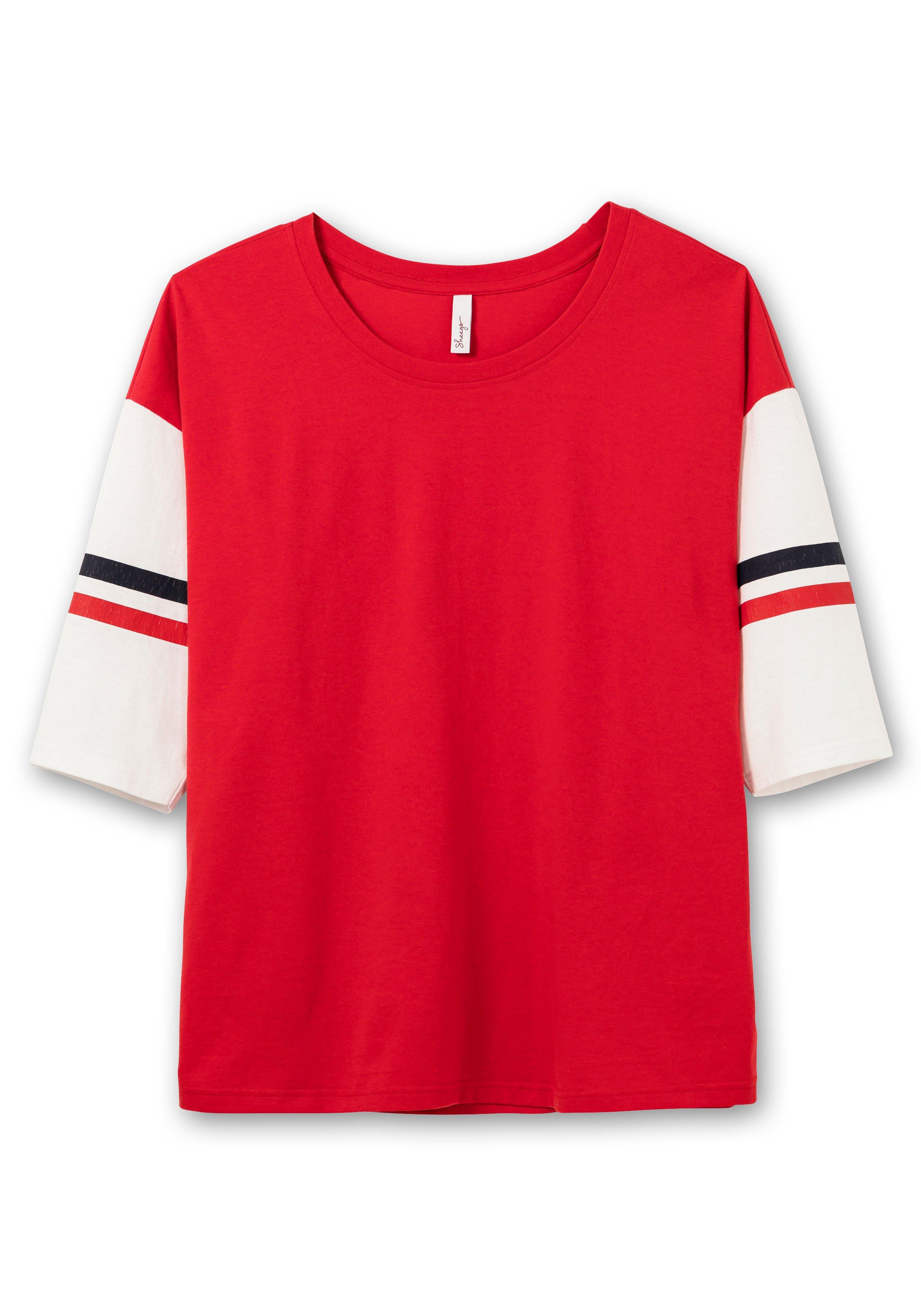 Shirt mit 3/4-Arm, im College-Stil
