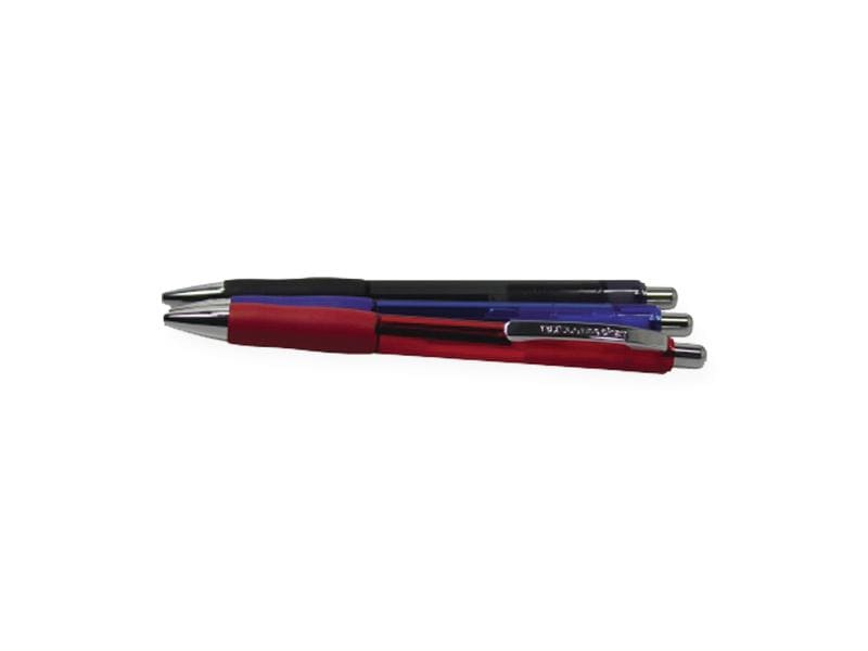 Soennecken Kugelschreiber Nr. 50, M, 10 Stück, Blau Kugelschreiber mit Druckmechanik