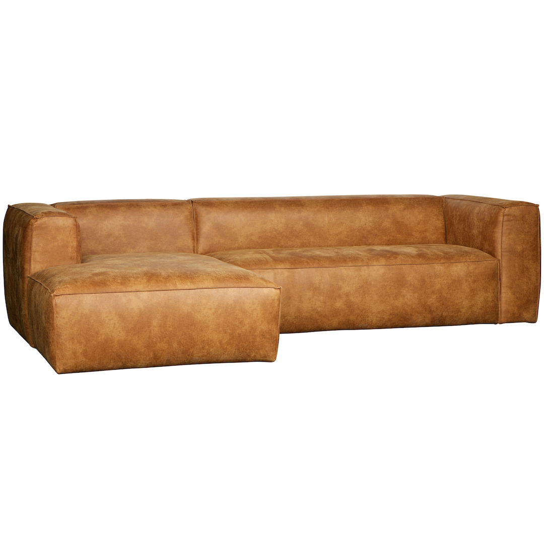 Ecksofa BEAN 175 x 305 cm cognac