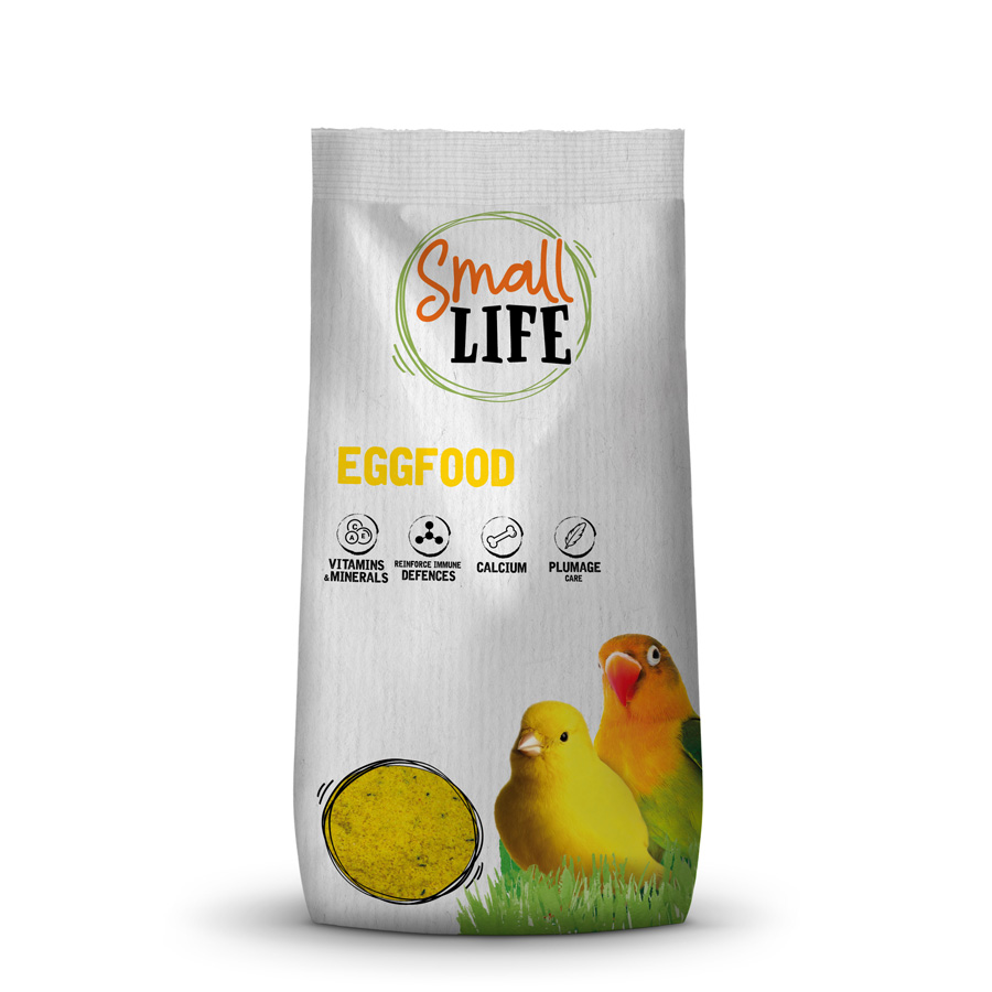 Pasta de reprodução amarela Small Life para pássaros