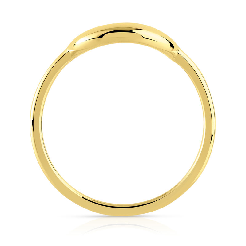 Bague or 375 jaune