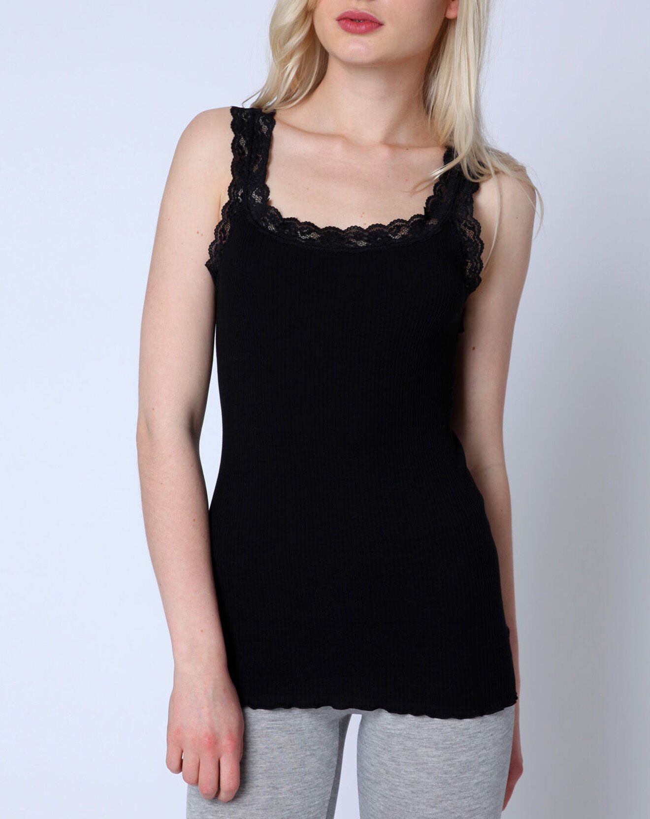 Mare Top en Coton dentelle noir