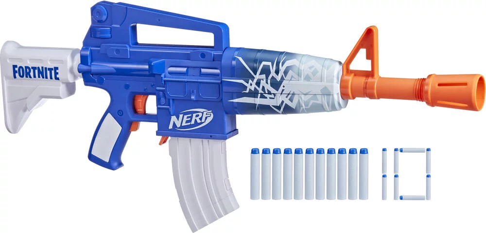 NERF FORTNITE BLUE SHOCK