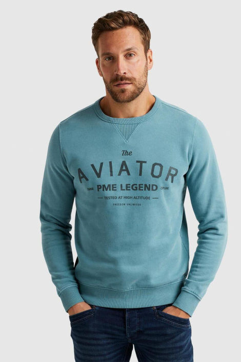 PME legend blauwe heren sweater