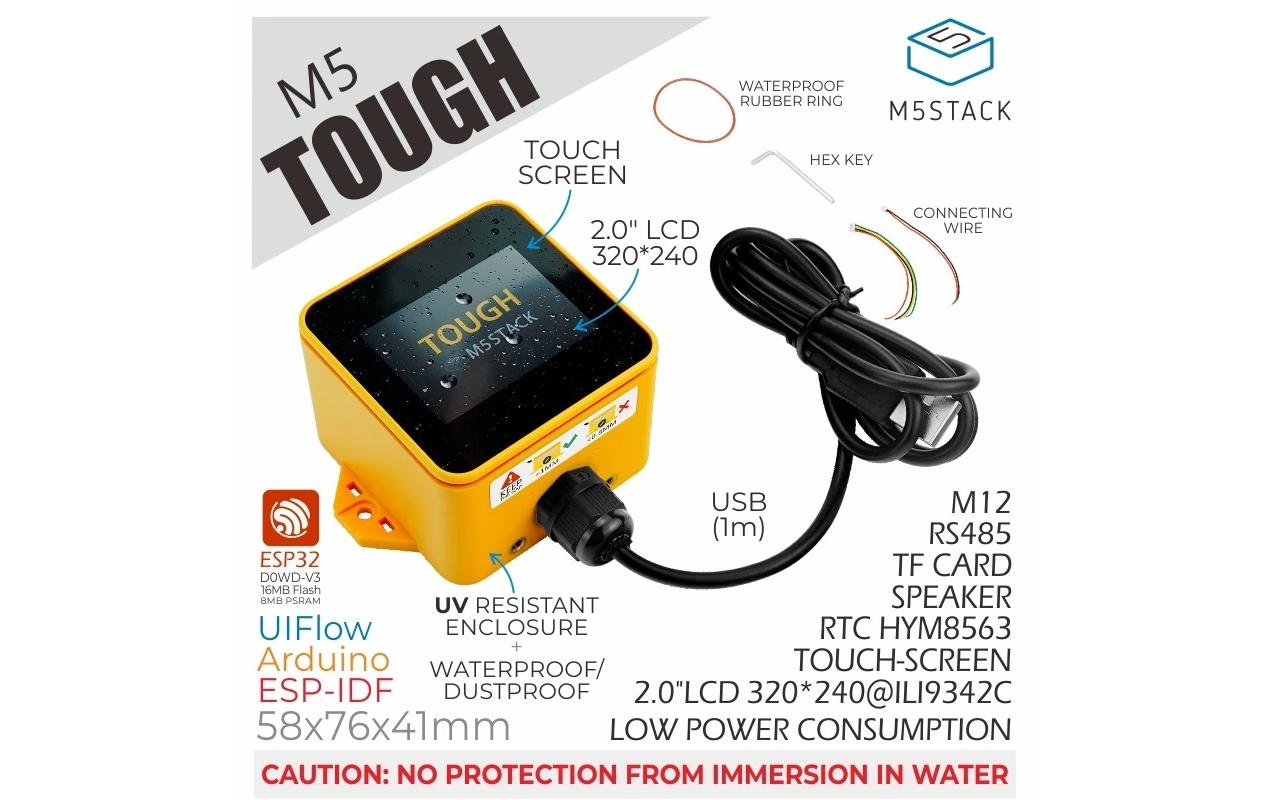 Entwicklerboard Tough Esp32 IoT Development KitSolider, wasserdichter ES32 embedded controller