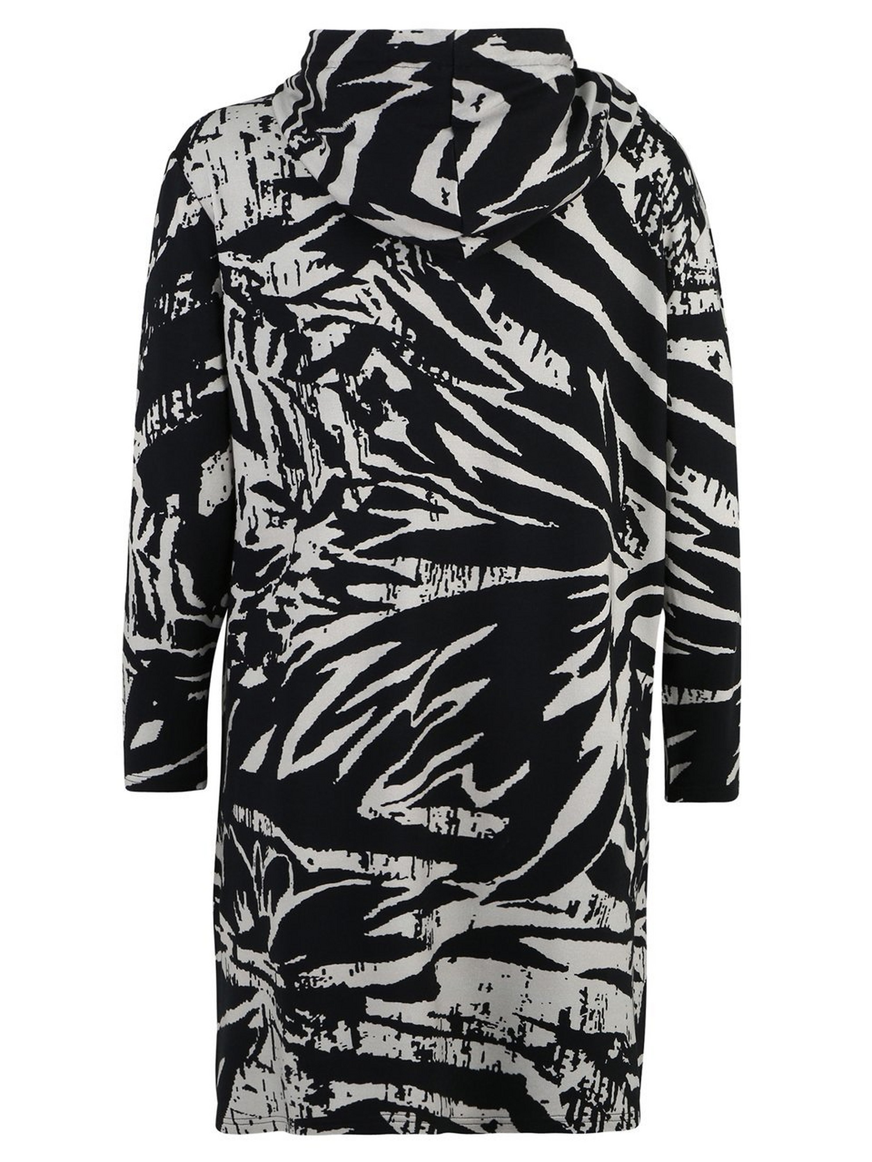 Long-Sweatshirt mit Stehkragen