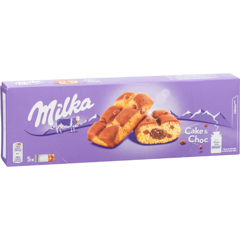 Cake and choc chocolat Milka - Paquet de 175 g
