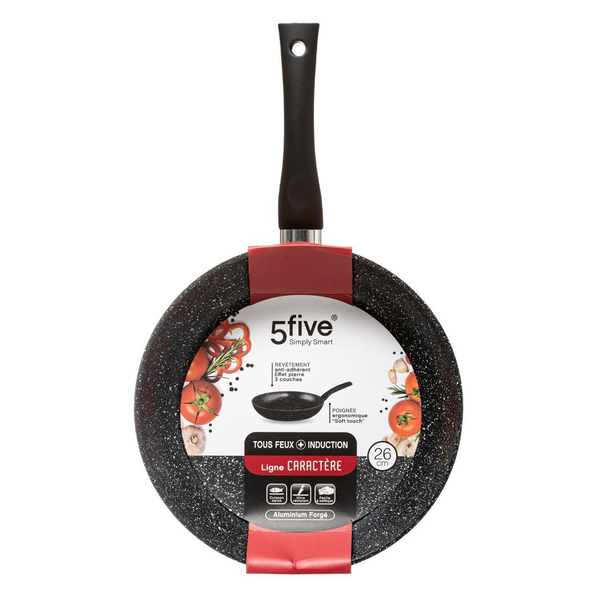 POELE 26CM ALUMINIUM FORGE CARACTERE