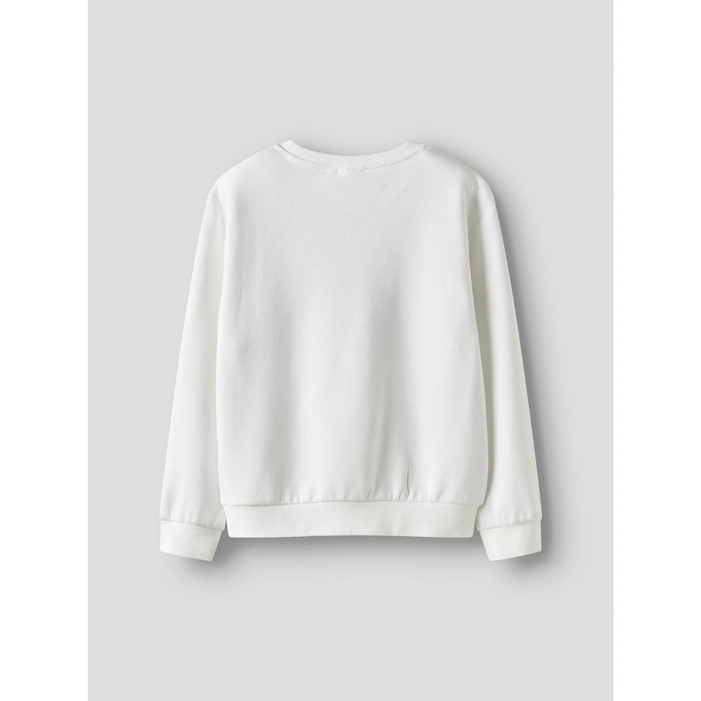 Køb Name It Bright White Nkfretta Ls Nreg Sweat Box Bru