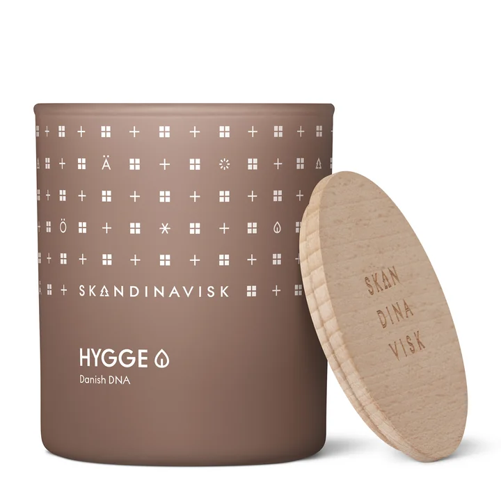 Skandinavisk - Duftkerze mit Deckel Ø 7,9 cm, Hygge