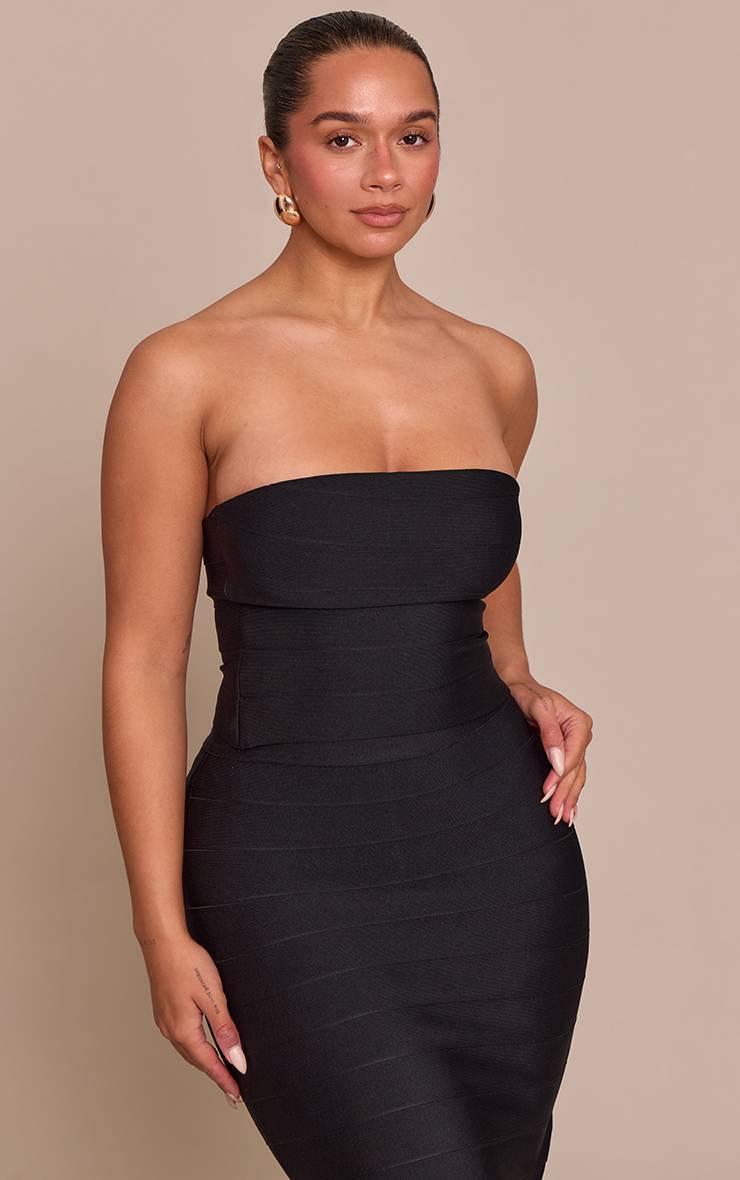 Noir Top Bandeau Bandage Shape