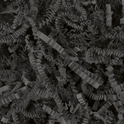 E.Pack La Couronne - 2.5 kgs Frisures de papier kraft 80% recyclé - 80 gr - Noir