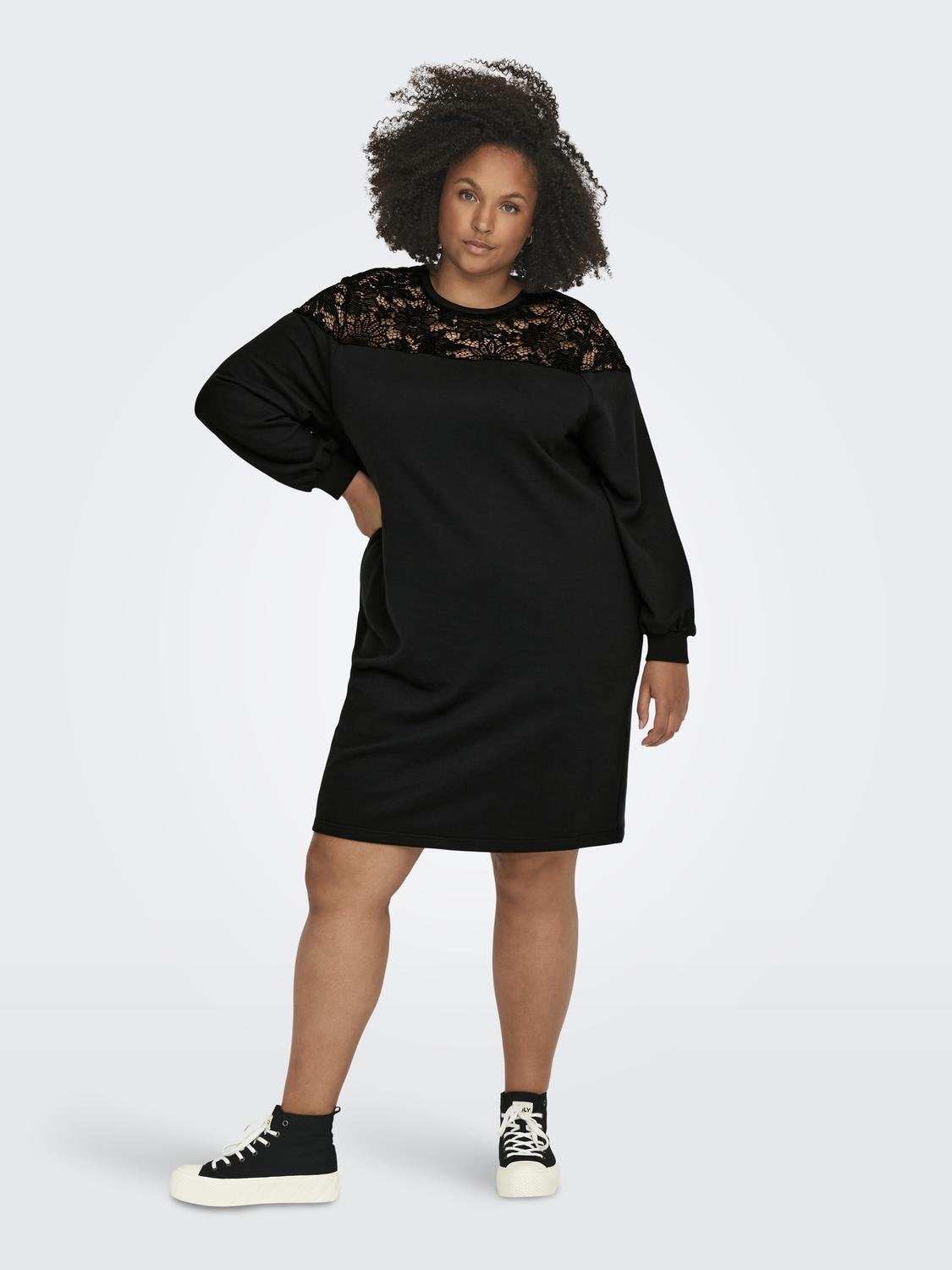 CARCATALINA Midikleid Black