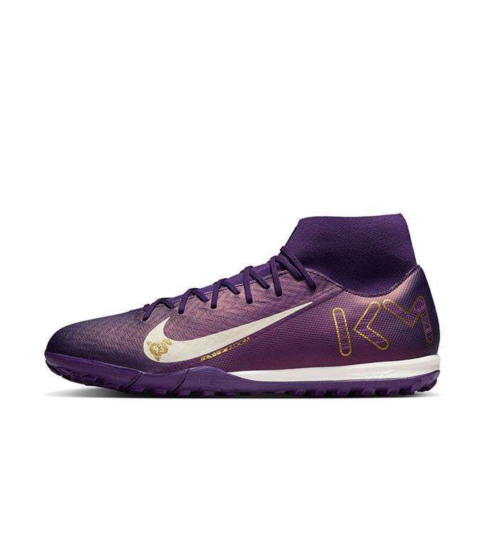 Nike ZM SUPERFLY 10 ACADEMY KM TF FQ8333-500 GRAND-PURPLE-PALE-IVORY
