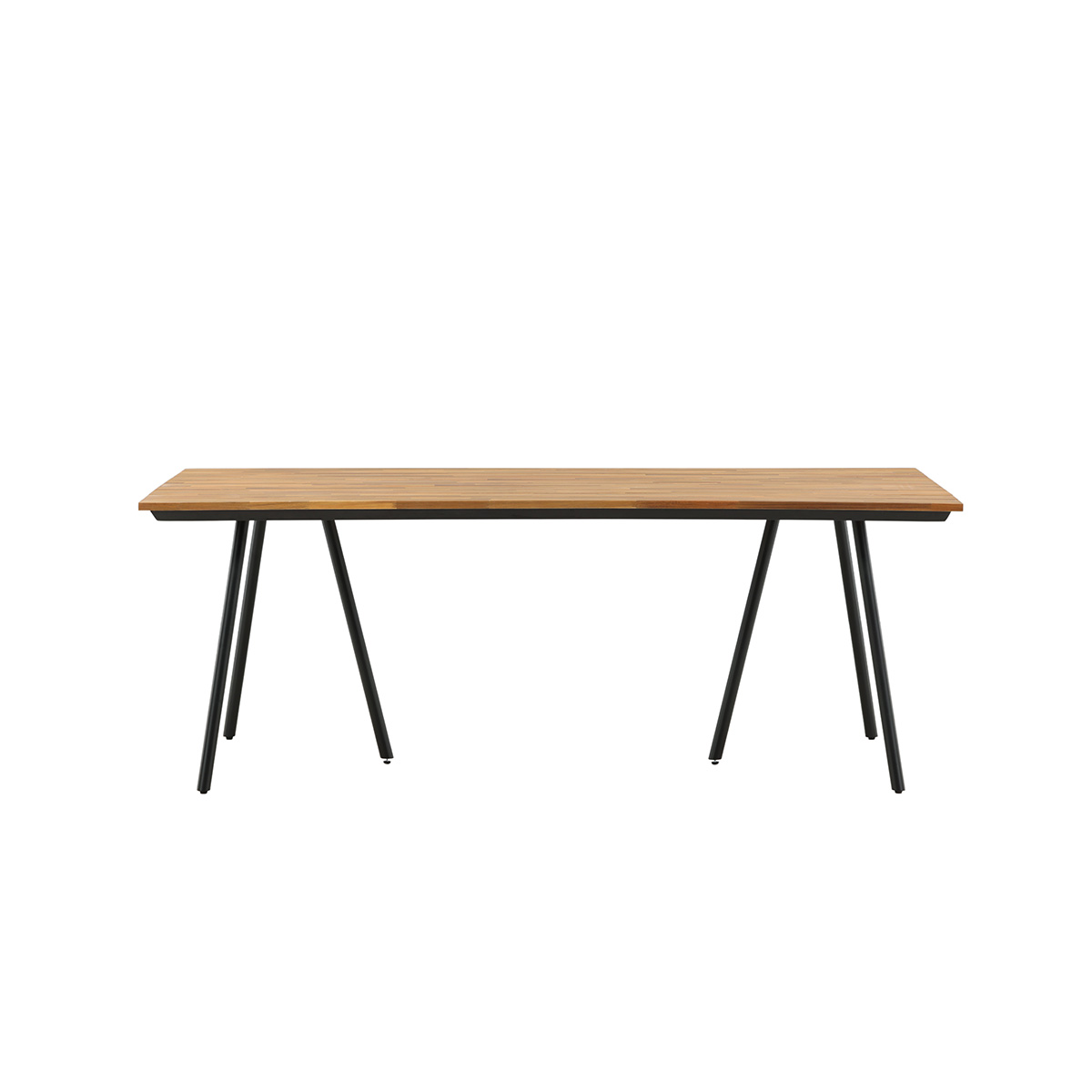 Tuintafel Joshua - met houten blad Zwart