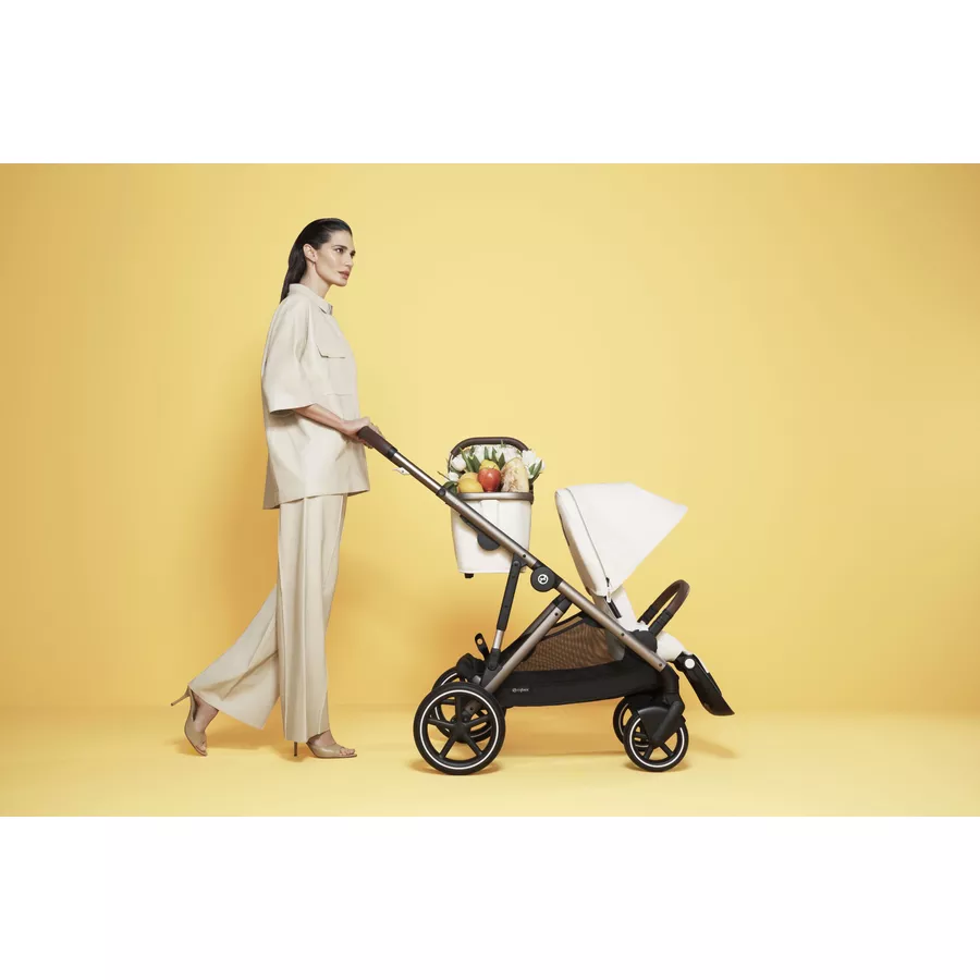 cybex GOLD Kombikinderwagen Gazelle S Black Lava Grey