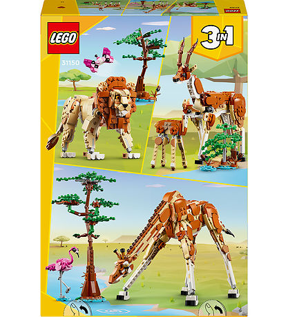 LEGO® Schöpfer - Tiersafari 31150 - 3-I-1 - 780 Teile