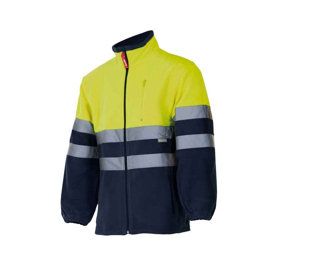 VELILLA VL183 - Veste Polaire Bicolore Haute Visibilité