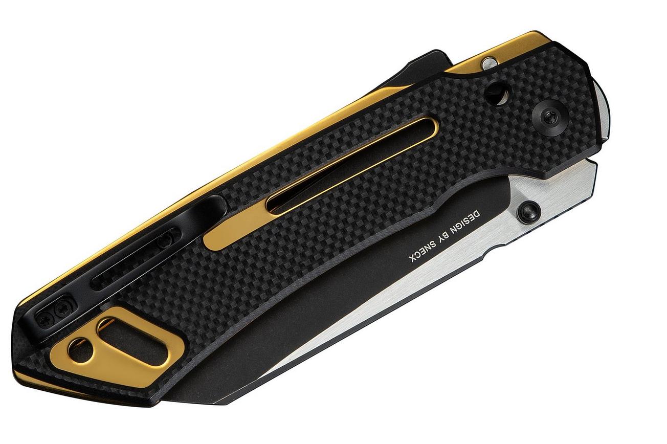 Civivi Buster FG C24052-1 Blackwashed Nitro-V, Black G10, zakmes, Snecx Tan design