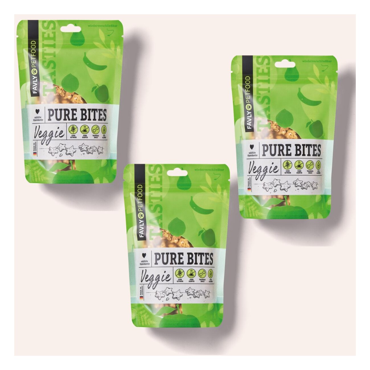 FAVLY Petfood PURE Bites Veggie 360 g