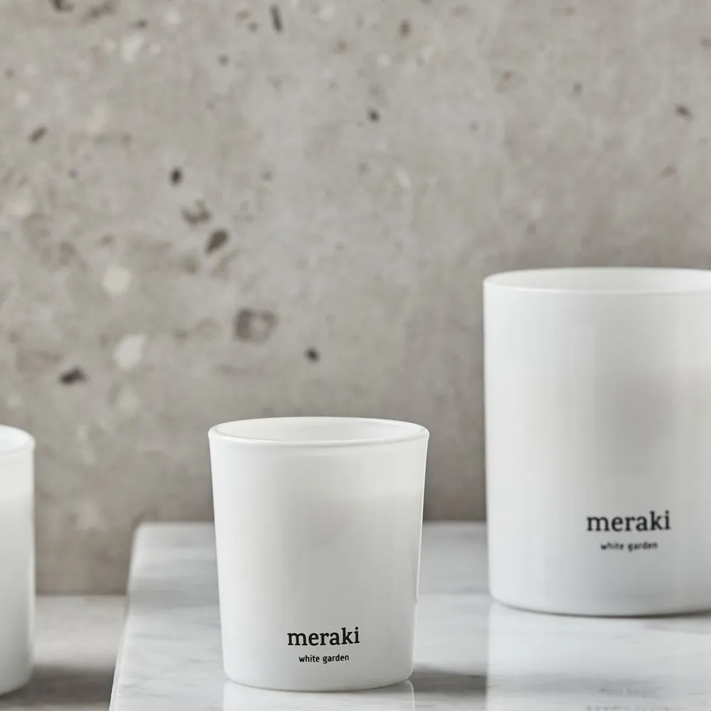 Meraki Duftlys White Garden - 60 g.