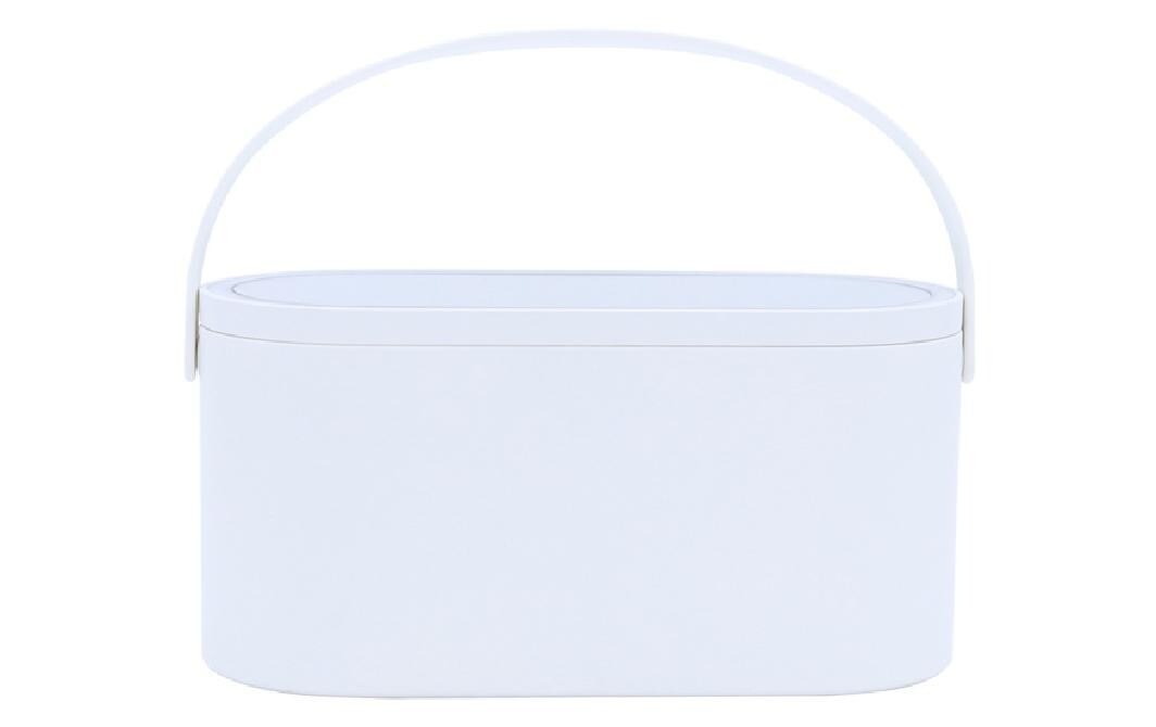 Kosmetikspiegel Magnifique mit Beautycase, Weiss<br>Schminkspiegel mit Beautycase