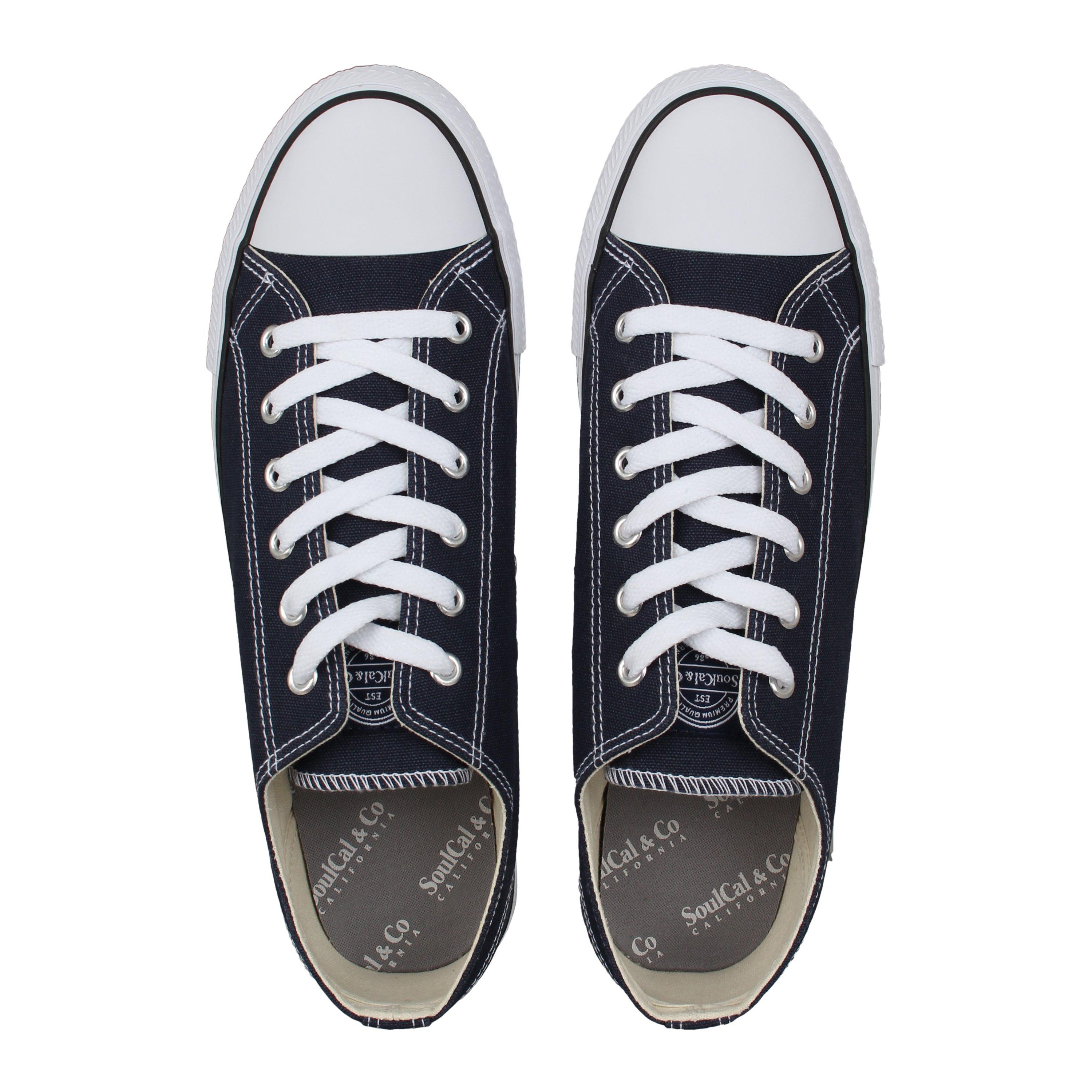 SoulCal Canvas Low Mens Trainers