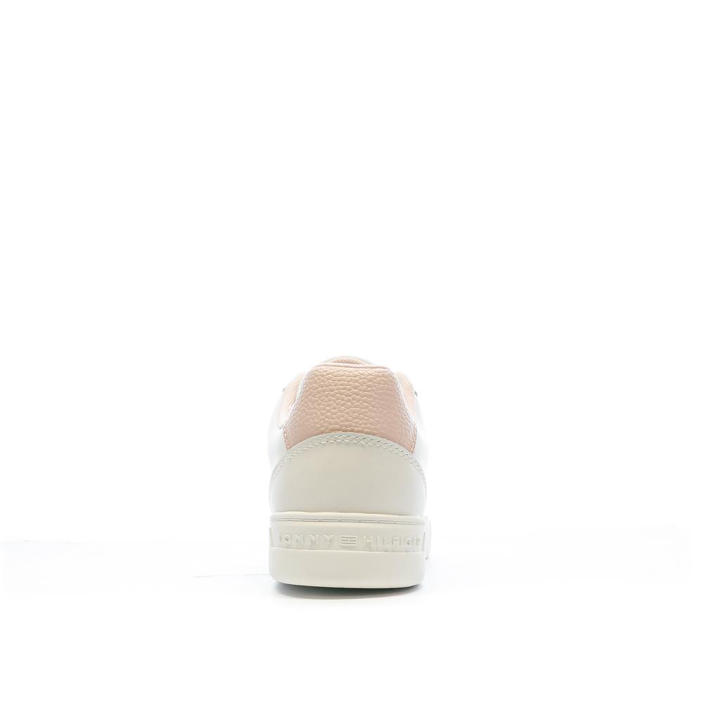 Tommy Hilfiger Baskets Blanches/Roses Femme Tommy Hilfiger FW0FW08072