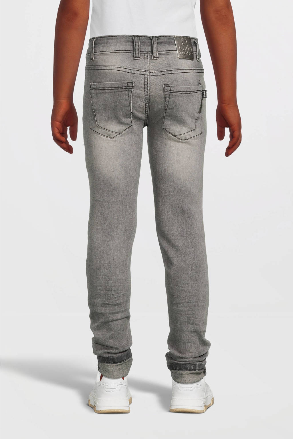 Koko Noko skinny jeans Nelly grijs stonewashed