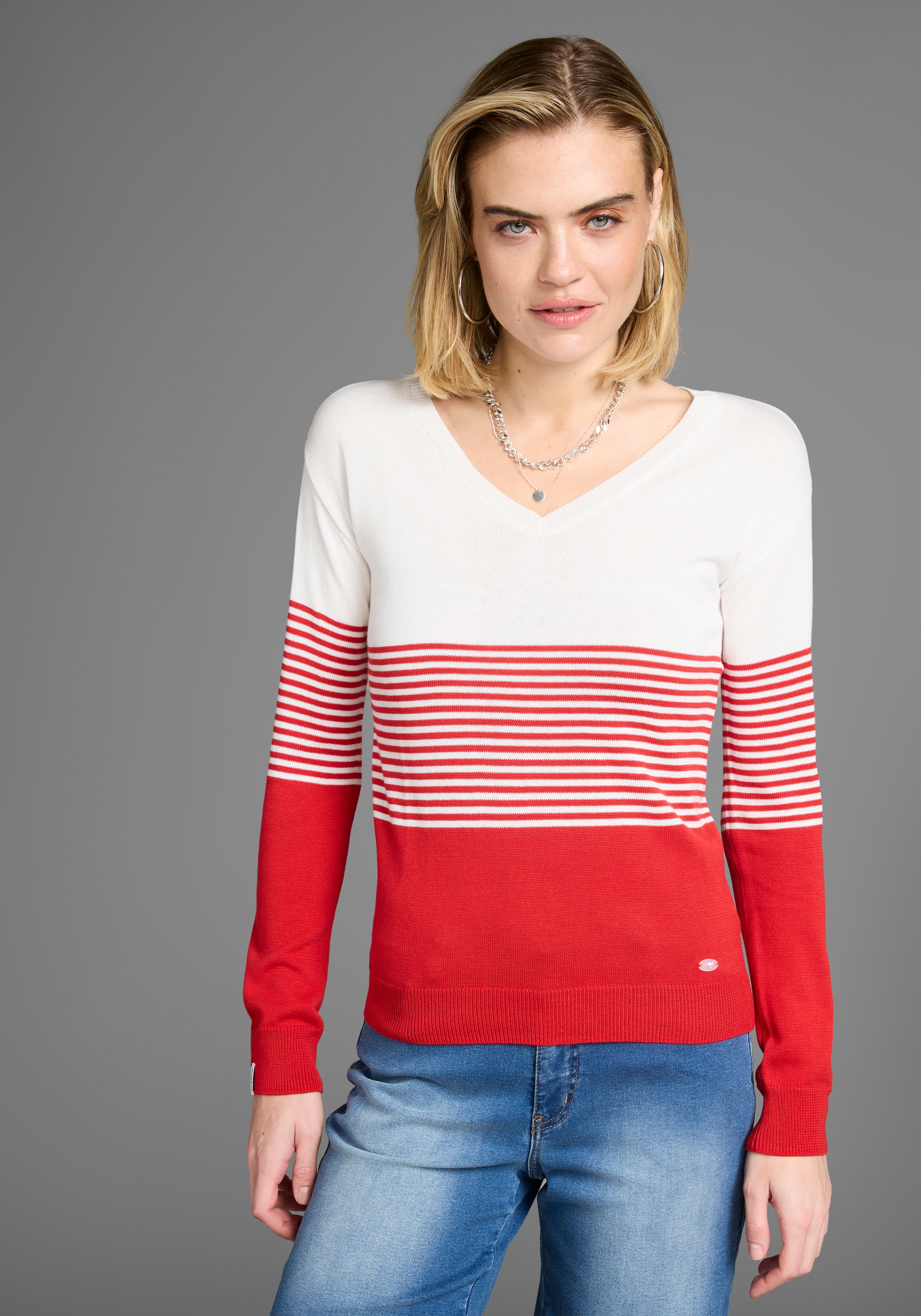 KangaROOS Streifenpullover , - NEUE KOLLEKTION