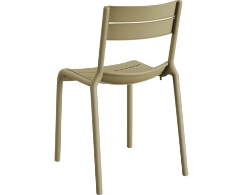 Calor terrasstoel, kunststof, 55 × 49 × 82 cm, stapelbaar, zand