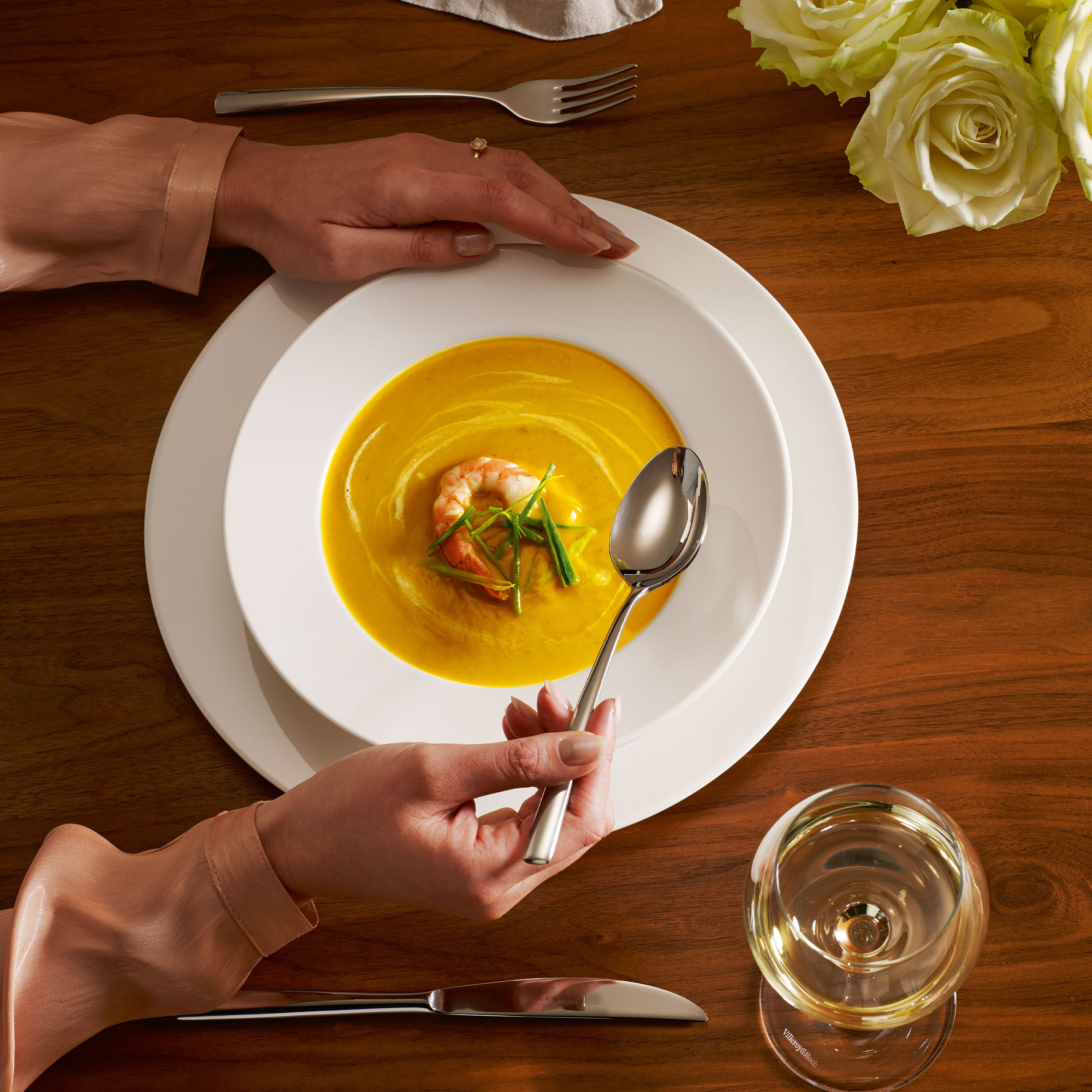 For Me Soup bowl White, 9.9'', Premium Porcelain