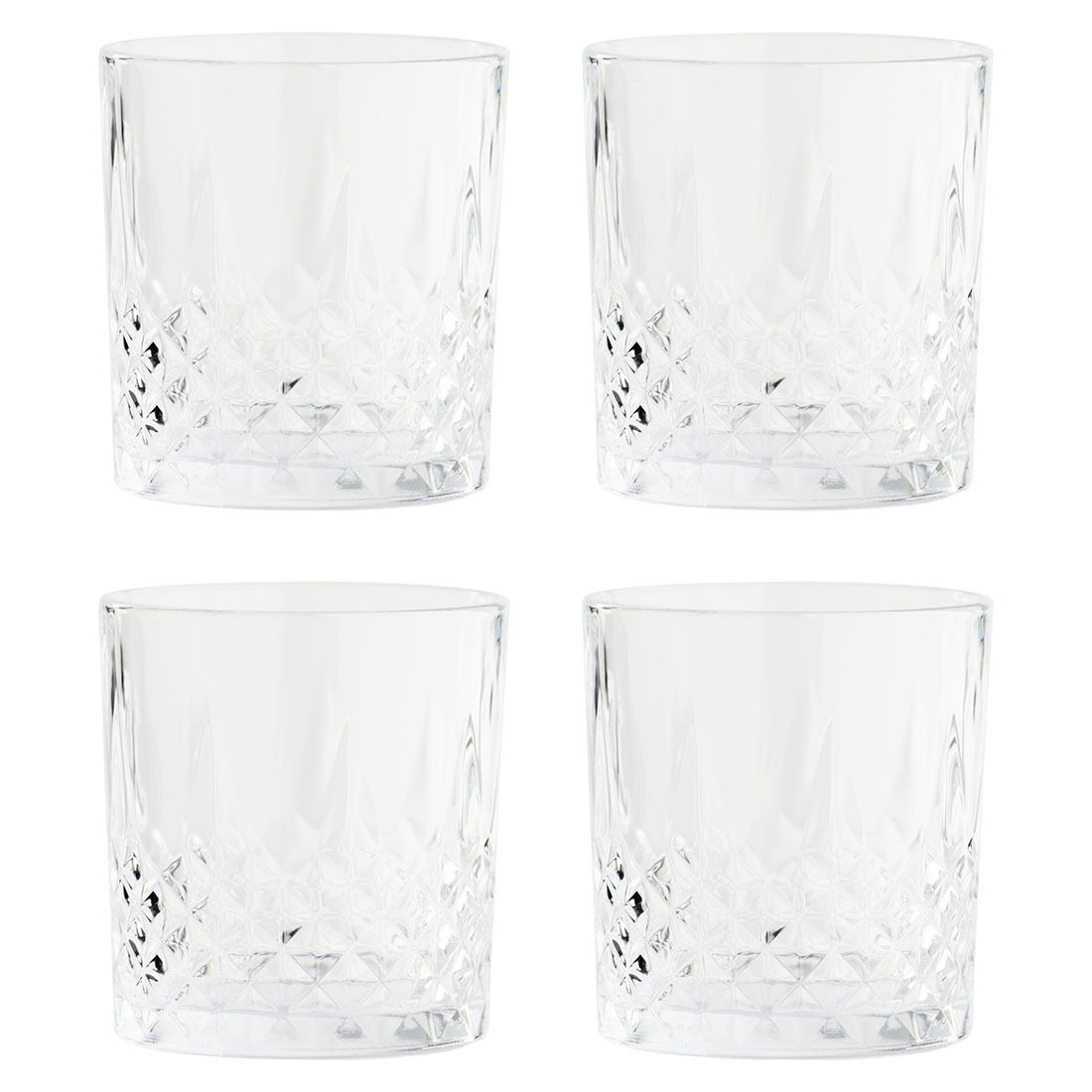 Whiskyglass 4pk  51cl YAS